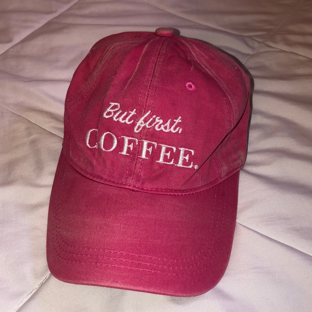 NWOT “But First, Coffee.” Hat